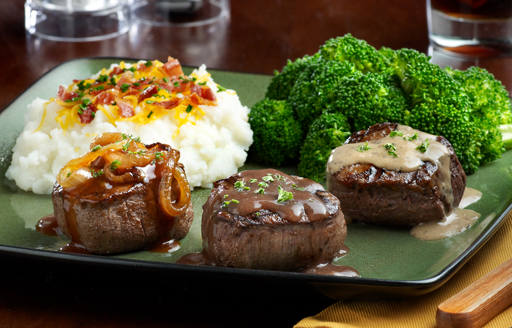 Tony Roma's Franchise Costs - steak, broccoli potatoes